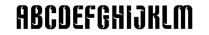 Monswag Regular Font UPPERCASE