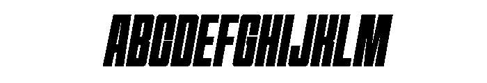 Mont Blanc Italic Font UPPERCASE