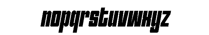 Mont Blanc Italic Font LOWERCASE