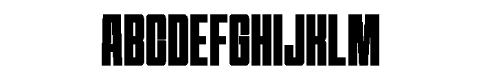 Mont Blanc Regular Font UPPERCASE