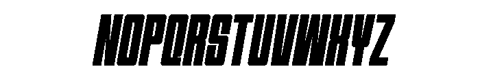 MontBlanc-Italic Font UPPERCASE