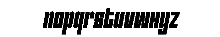 MontBlanc-Italic Font LOWERCASE