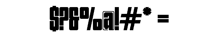 MontBlanc-Regular Font OTHER CHARS