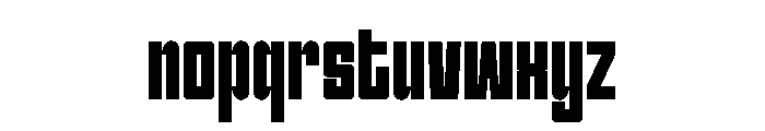 MontBlanc-Regular Font LOWERCASE