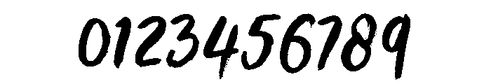 Montany Brush Regular Font OTHER CHARS