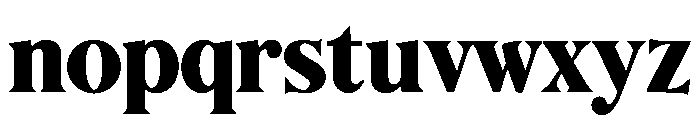 Montavelle Font LOWERCASE