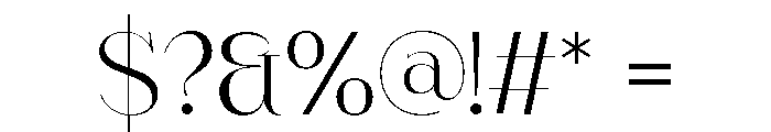 Montclair Font OTHER CHARS