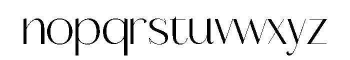 Montclair Font LOWERCASE