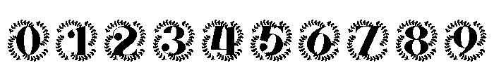 Montclaire Monogram Font OTHER CHARS