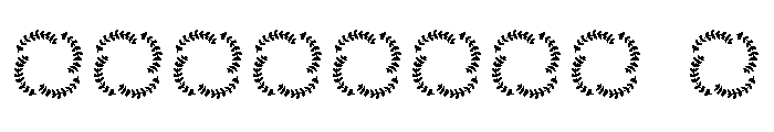 Montclaire Monogram Font OTHER CHARS