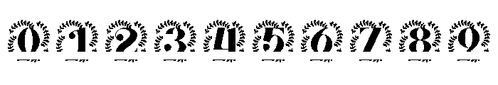 Montclaire Split Monogram Font OTHER CHARS