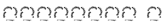Montclaire Split Monogram Font OTHER CHARS
