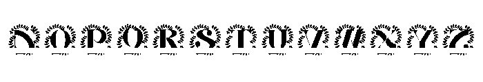 Montclaire Split Monogram Font LOWERCASE