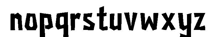Montcrest Font LOWERCASE