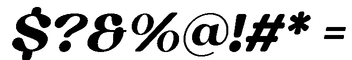 Monte Aesphy Italic Font OTHER CHARS