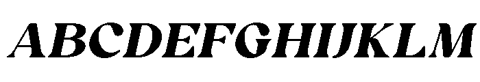 Monte Aesphy Italic Font UPPERCASE