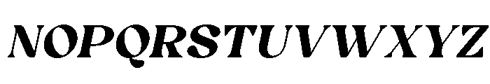 Monte Aesphy Italic Font UPPERCASE