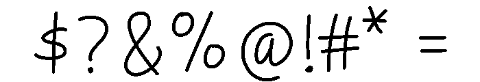 Montea-Light Font OTHER CHARS