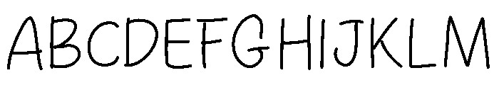 Montea-Light Font UPPERCASE