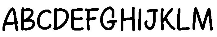 Montea-Regular Font UPPERCASE