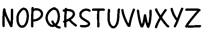 Montea-Regular Font UPPERCASE