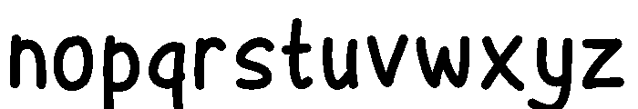 Montea-Regular Font LOWERCASE