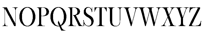 Montegar Condensed Font UPPERCASE
