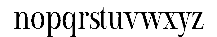 Montegar Condensed Font LOWERCASE