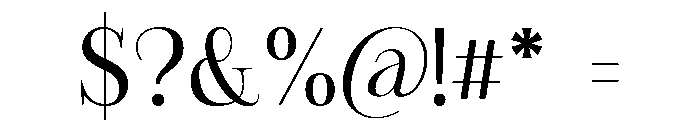 Montegar Regular Font OTHER CHARS