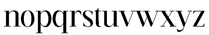Montege Regular Font LOWERCASE