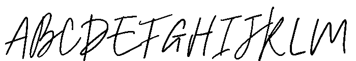 Montegito Signature Regular Font UPPERCASE