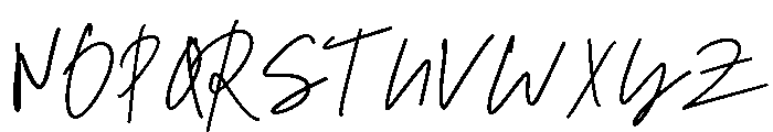 Montegito Signature Regular Font UPPERCASE
