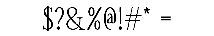 Montera Bloom Regular Font OTHER CHARS