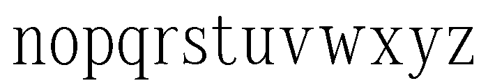 Montera Bloom Regular Font LOWERCASE