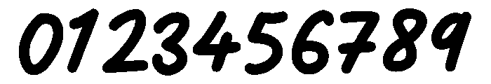 Montero Brush Font OTHER CHARS