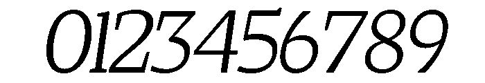 Montes UltraCondensed Oblique Font OTHER CHARS