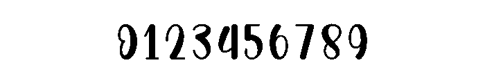 Month December Font OTHER CHARS