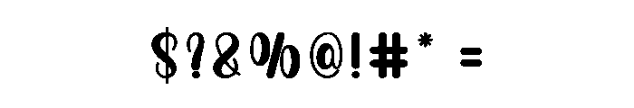 Month December Font OTHER CHARS