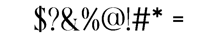 Monthe Regular Font OTHER CHARS