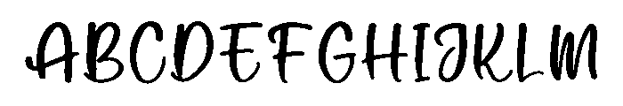 Monthly-Bold Font UPPERCASE