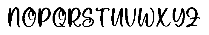 Monthly-Bold Font UPPERCASE