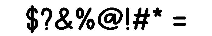 Monthly Notes Font OTHER CHARS