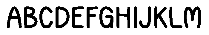 Monthly Notes Font UPPERCASE