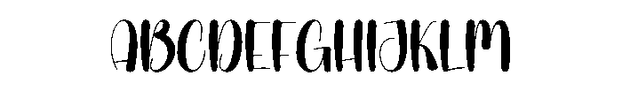 Monthly1 Font UPPERCASE