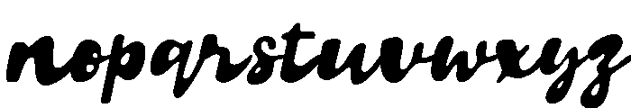 Montical Soft Slanted Font LOWERCASE
