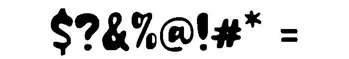 Montical Soft Font OTHER CHARS
