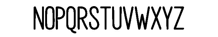 Montilast Font UPPERCASE