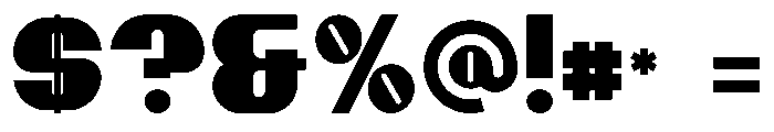 Montora Font OTHER CHARS