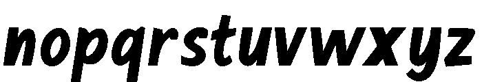 Montra Font LOWERCASE