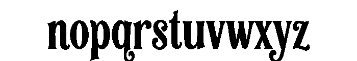 Montrev Font LOWERCASE